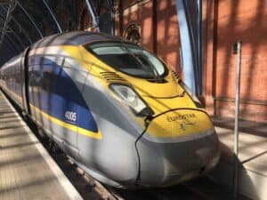 Eurostar Zug Saint Pancras Station