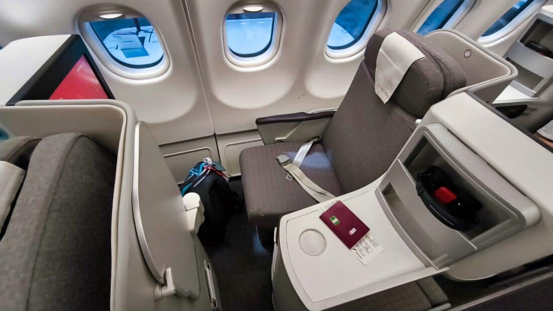 Iberia business class window seat