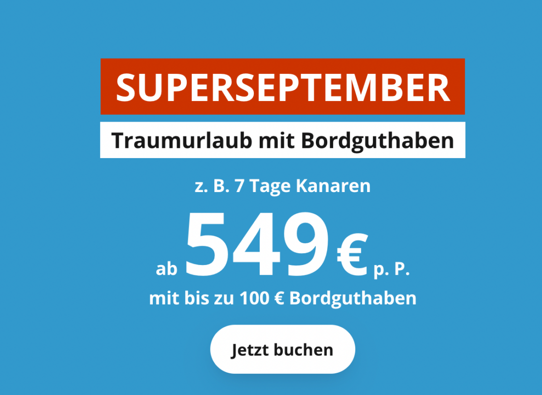 AIDA Superseptember Bordguthaben