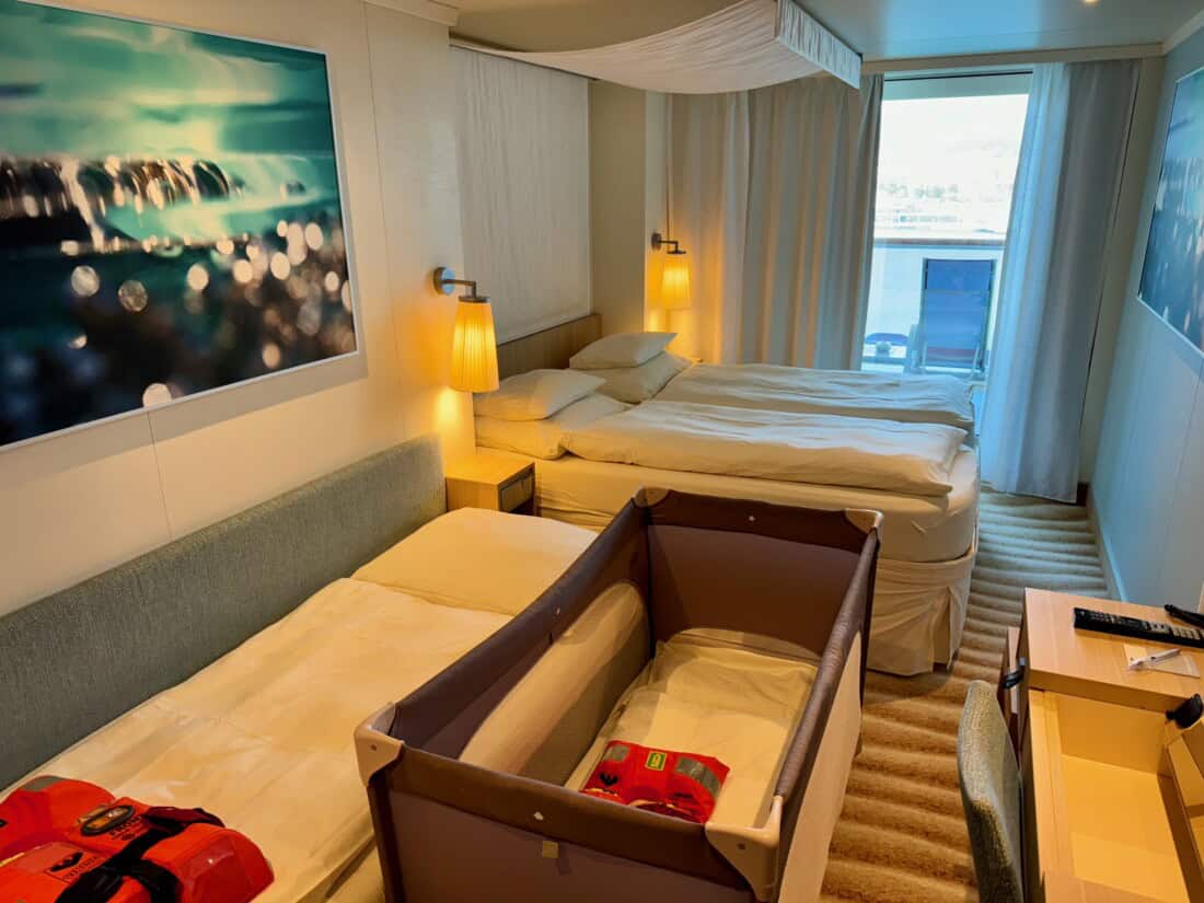 AIDAcosma Kabine Veranda Babybett