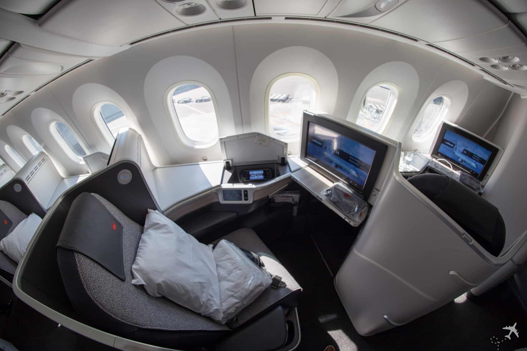 Air Canada Boeing 787-9 Business Class Sitz Fenster