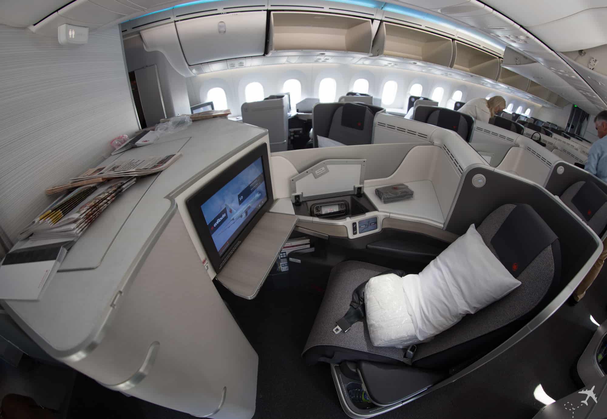 Air Canada Boeing 787-9 Business Class Sitz Mitte