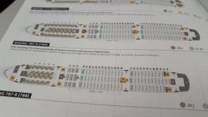 Air Canada Navi Seatmap