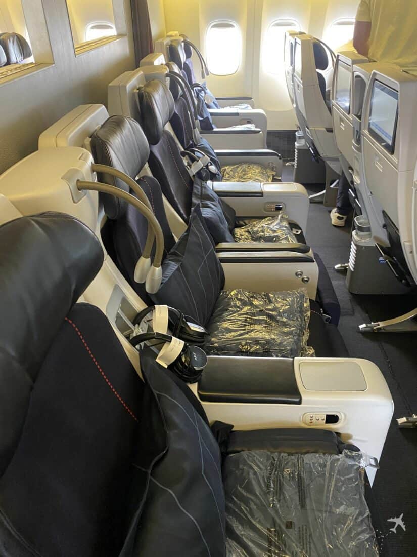Air France Prem Eco 777 Sitze Mitte