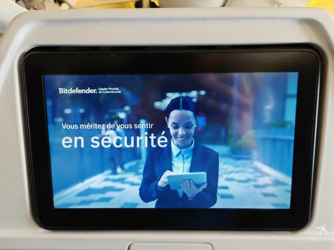 Air France Premium Eco B777 Werbung IFE