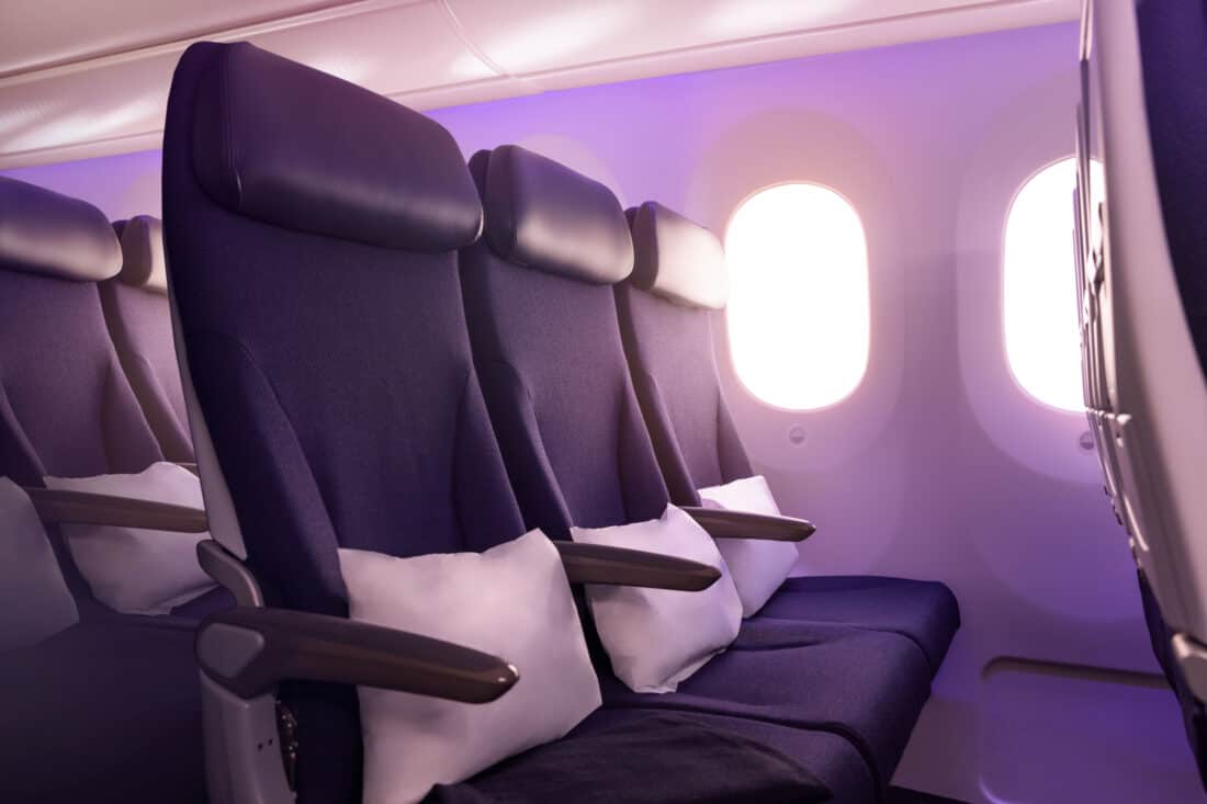 Air New Zealand neuer Sitz Economy