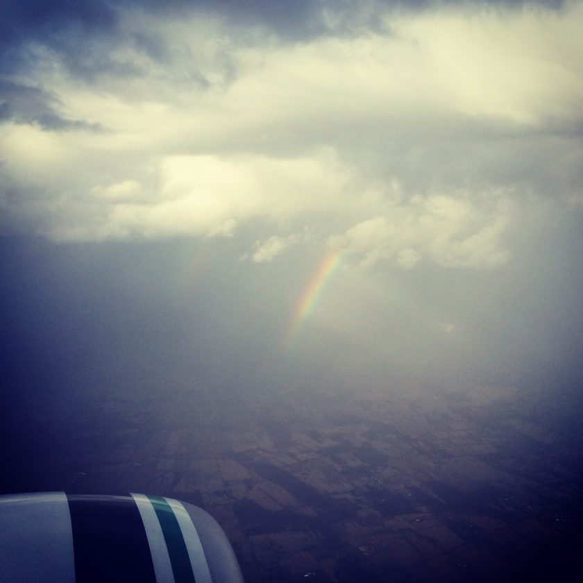Alaska Airlines Regenbogen
