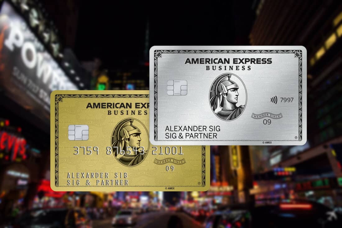 American Express Business Gold Platinum Titelbild
