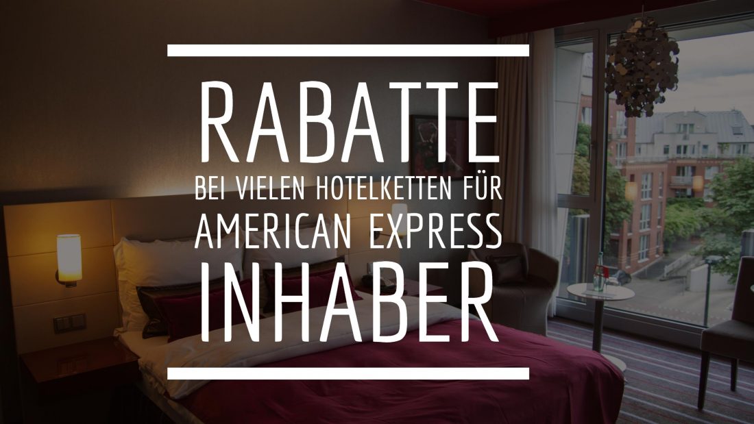 American Express Rabatte Hotels