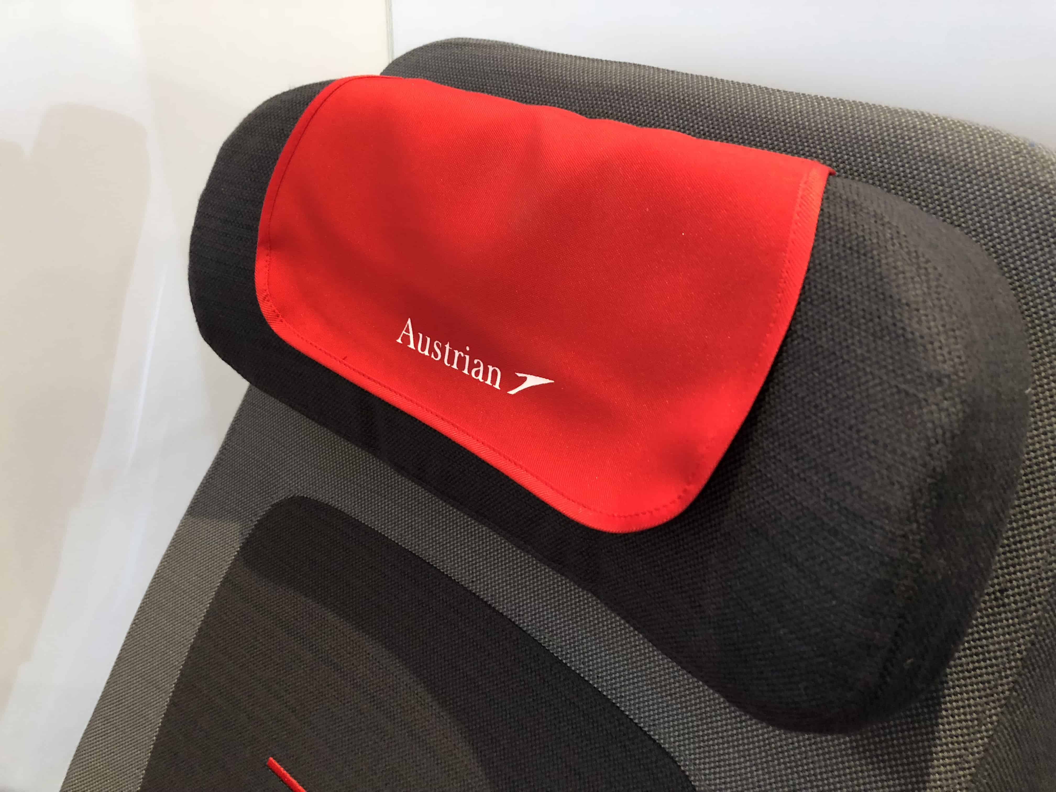 Austrian Airlines Premium Economy Kopfstütze