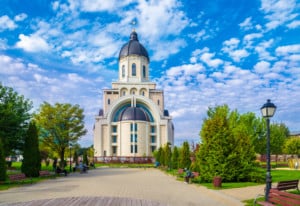 Kathedrale in Bacau, Rumänien