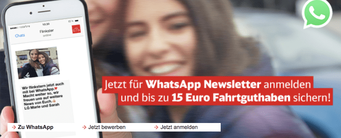 Bahn Flinkster Gutschein