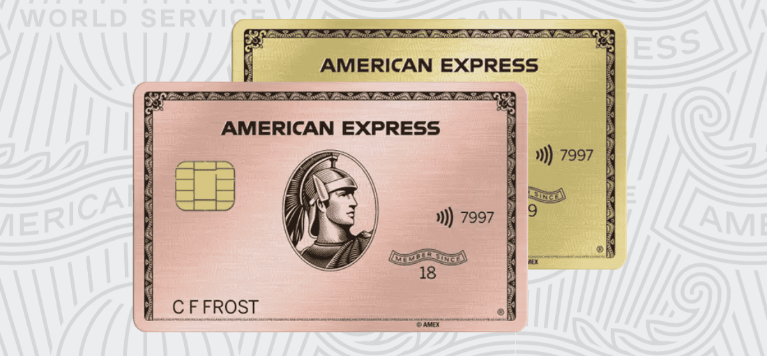 Amex Gold und Rose
