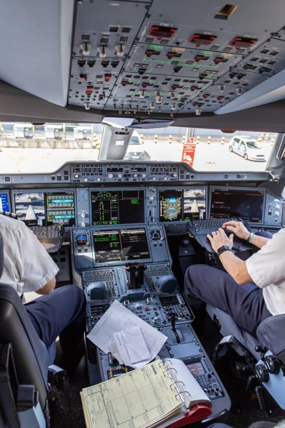 British Airways Airbus A350 1000 Cockpit 2