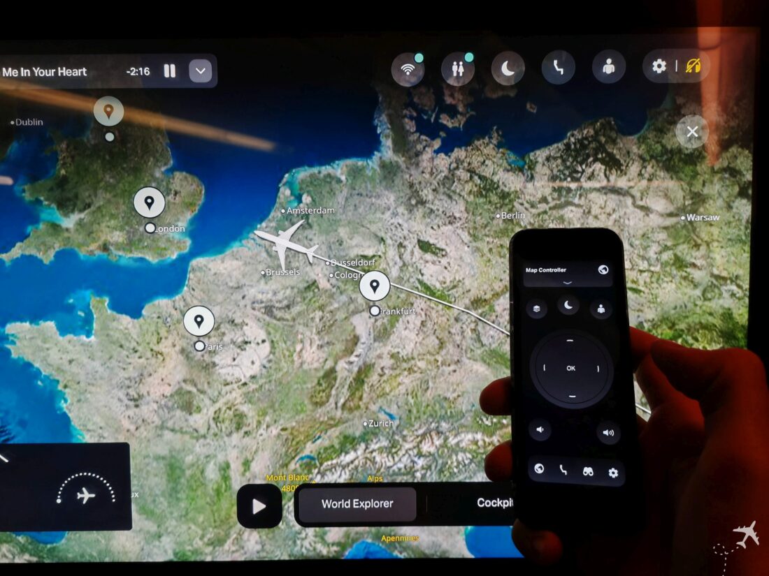CX Aria Suite 777 Fernbedienung IFE