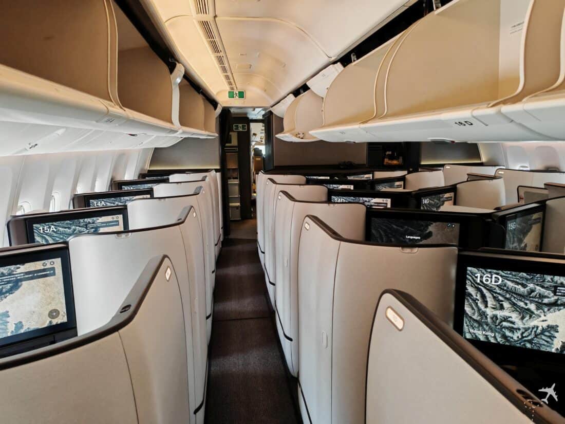 CX Aria Suite 777 Kabiine vorn