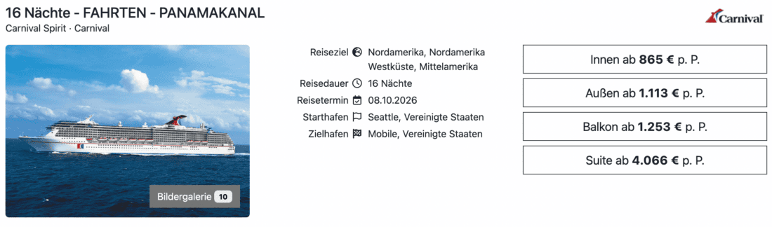 Carnival Spirit Seattle Mobile