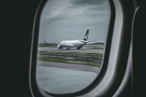 Cathay Pacific halb entsaettigt