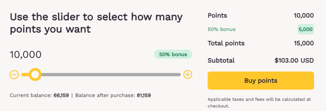 Choice Points Promotion