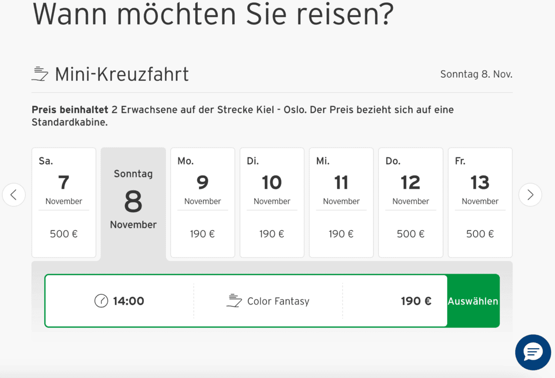 Color Line Preiskalender