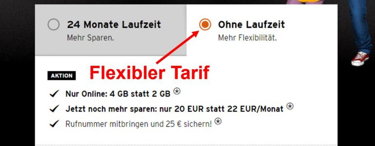 Congstar Flexibler Tarif