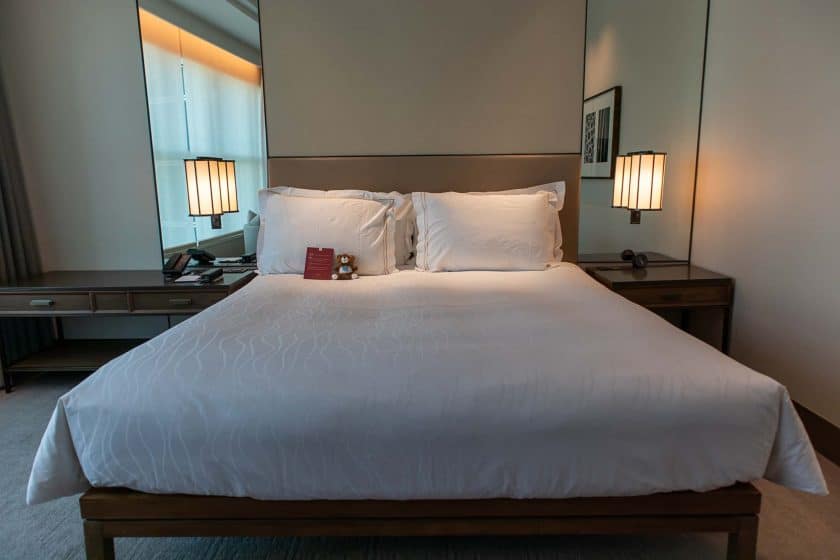 Conrad Singapore Zimmer Bett
