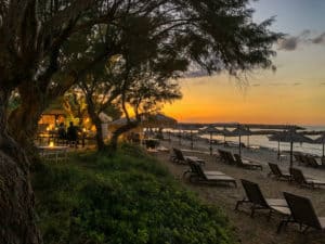 Cretan Malia Park Resort Strand Sonnenuntergang 2