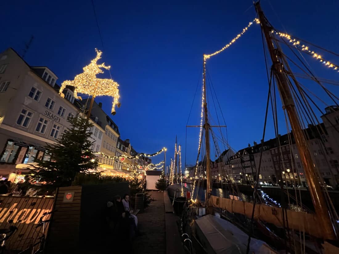 Weihnachtsbeleuchtung in Kopenhagen