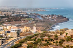 Luftaufnahme Dakar Senegal