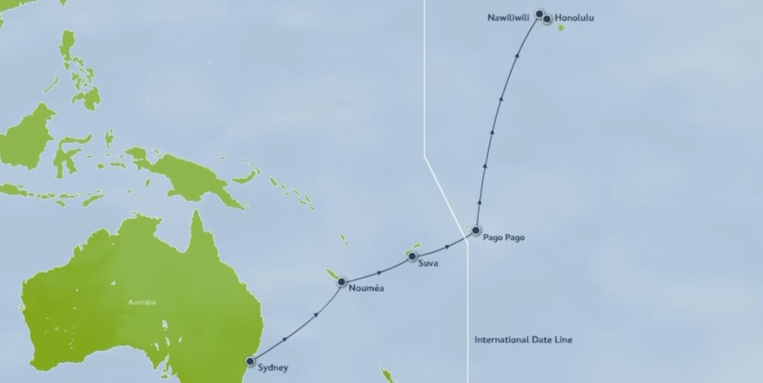 Disney Wonder - Routenkarte