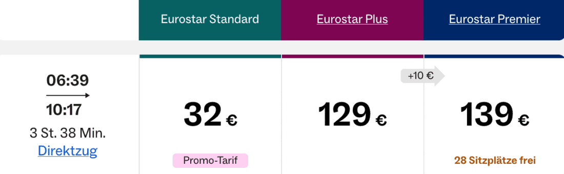 Eurostar Cologne to Paris from €32