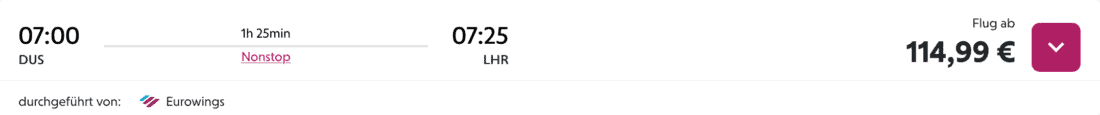 EW DUS LHR
