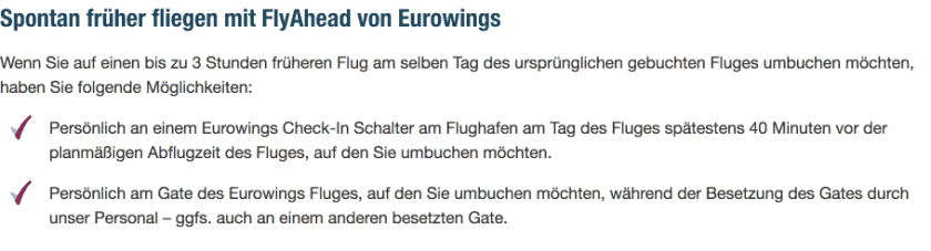 Eurowings FlyAhead