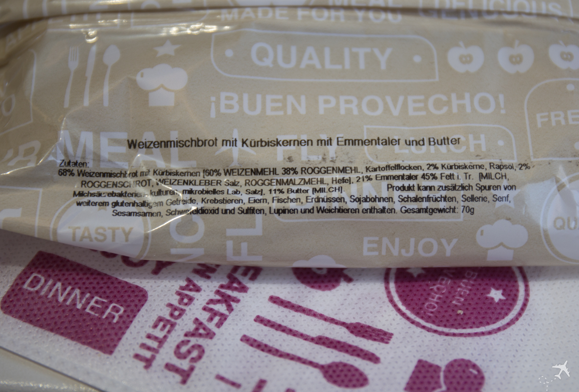 Eurowings Snack Smart Käse Inhaltsstoffe