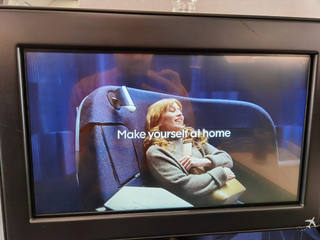 Finnair Business Class HEL JFK Intro Video Sitz