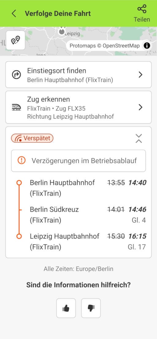 Flixtrain Verspaetung