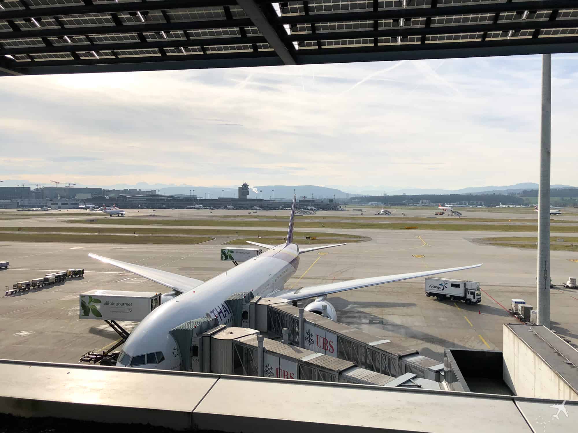 Flughafen Zürich Aussicht E Gates