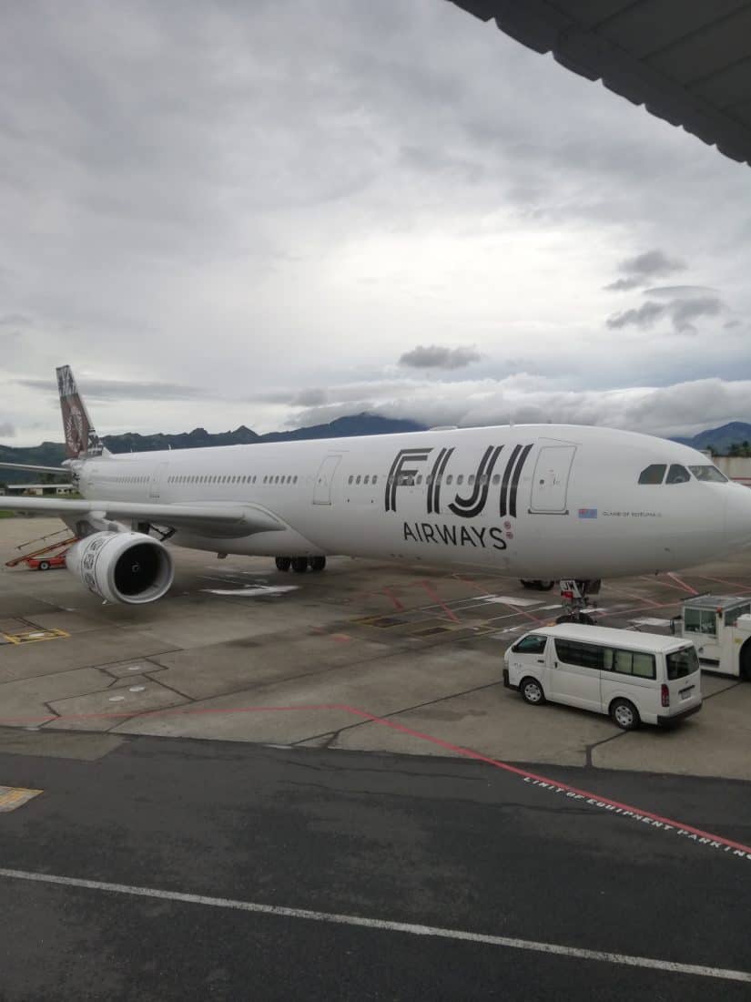 Gastbeitrag Fidschi Fiji Airways Flugzeug