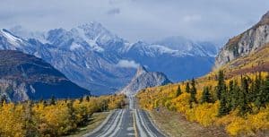 Glenn Highway in Alaska