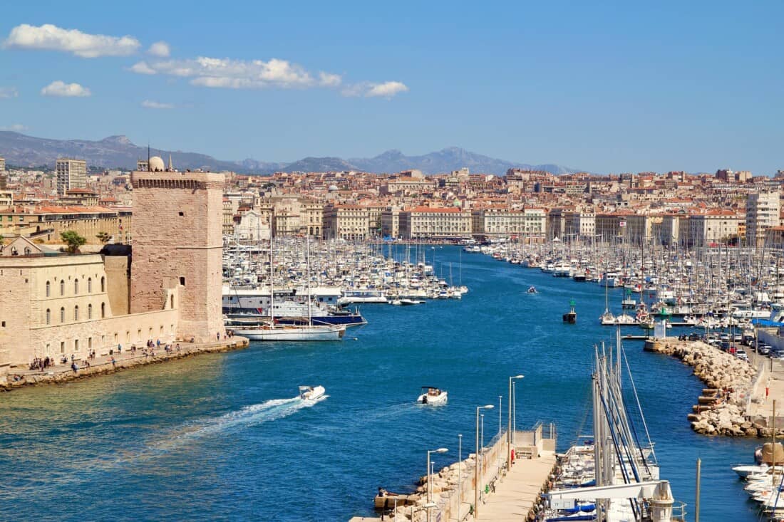 Hafen Marseille Frankreich