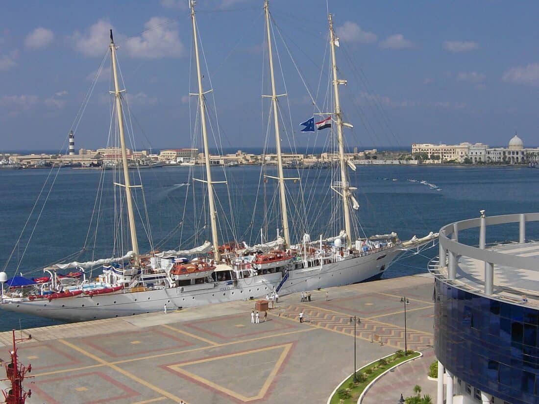 Hafen von Alexandria Starclippers2
