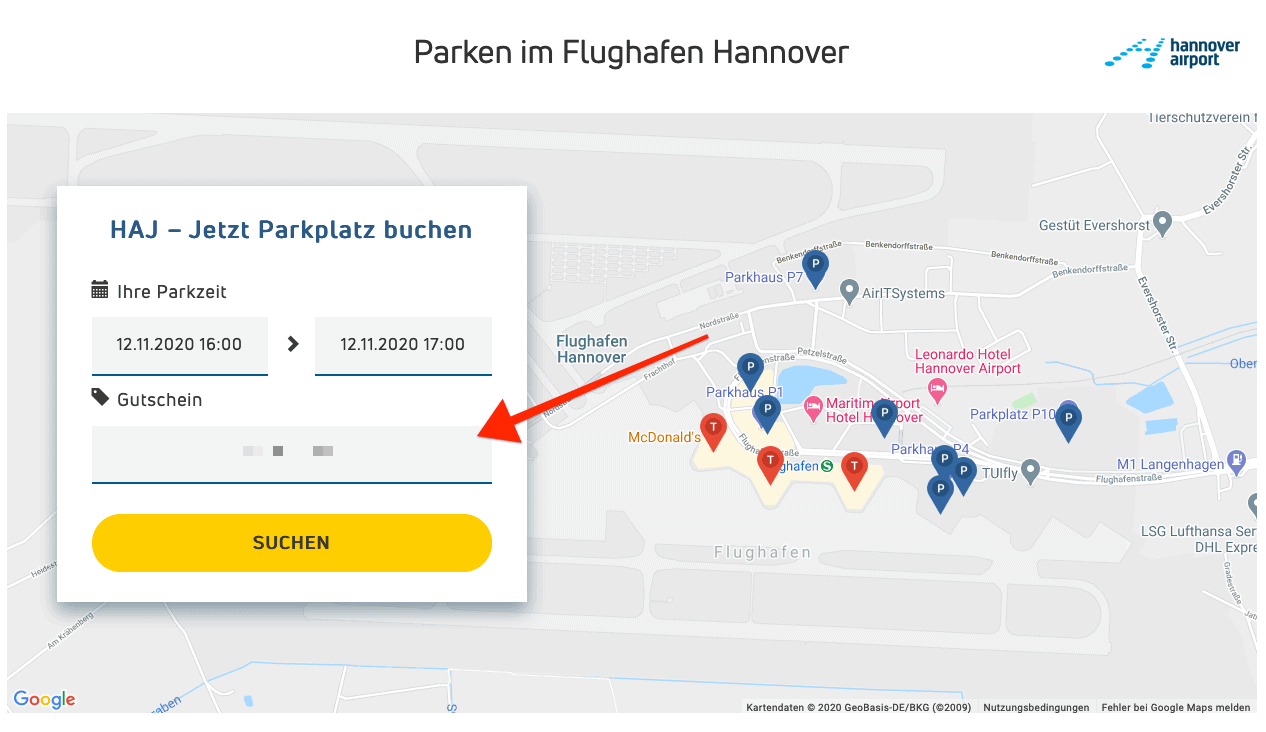 Günstig Parken In Der Nähe Vom Flughafen Hannover travel-dealz.de