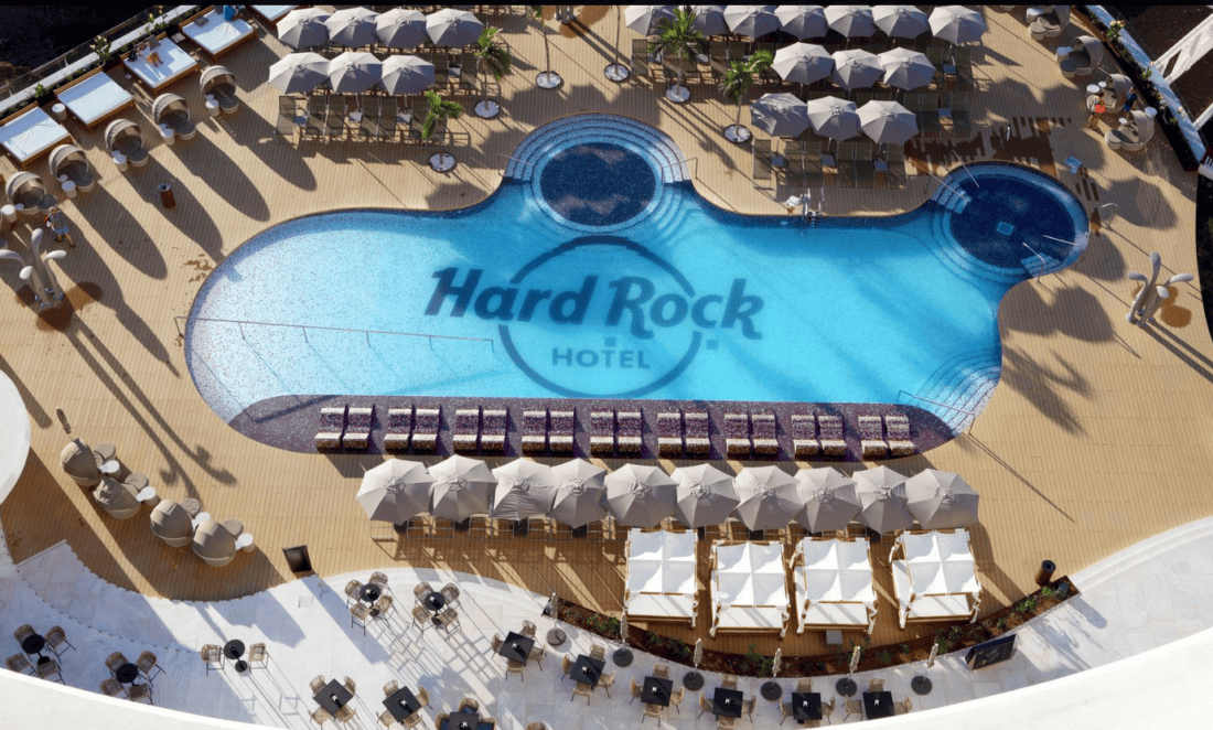 Hard Rock Hotel Teneriffa Pool Tag