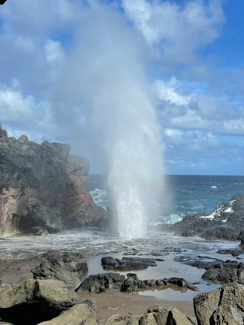 Hawaii Maui Blowhole