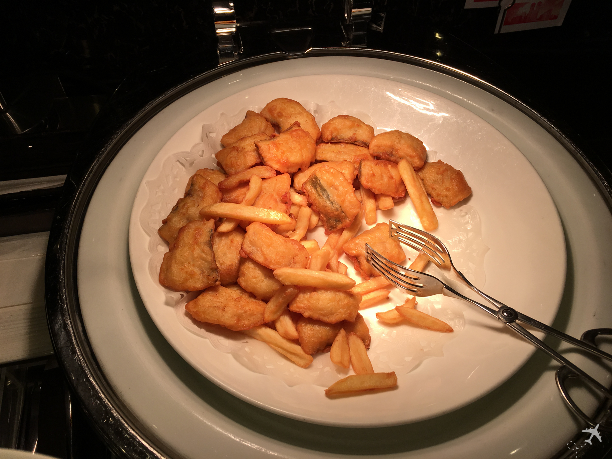 Hilton Tokyo Executive Lounge Fish&Chips