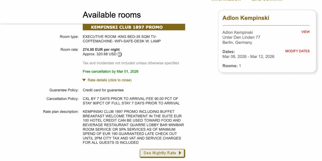 Hotel Adlon Kempinski Berlin