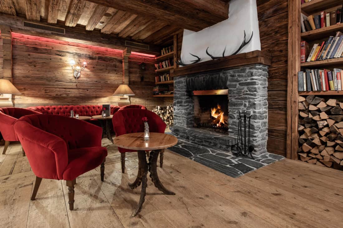 Hotel Grossarler Hof - Bar mit Kamin