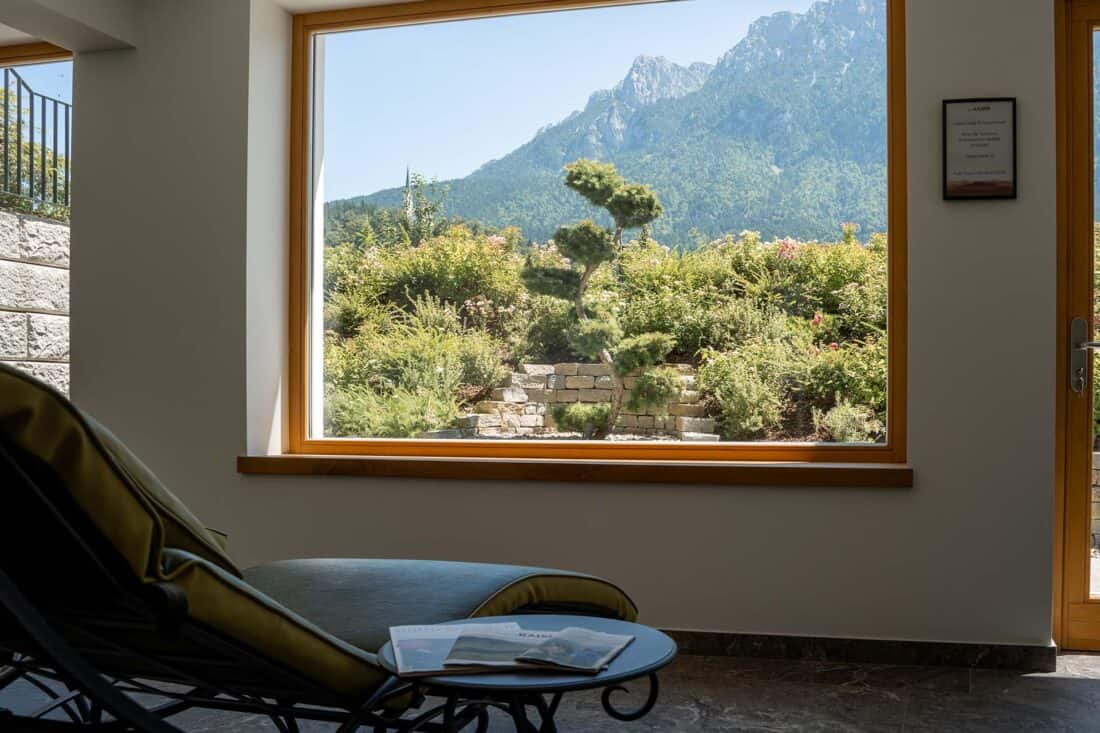 Hotel dasKAISER - Ausblick auf das Kaisergebirge