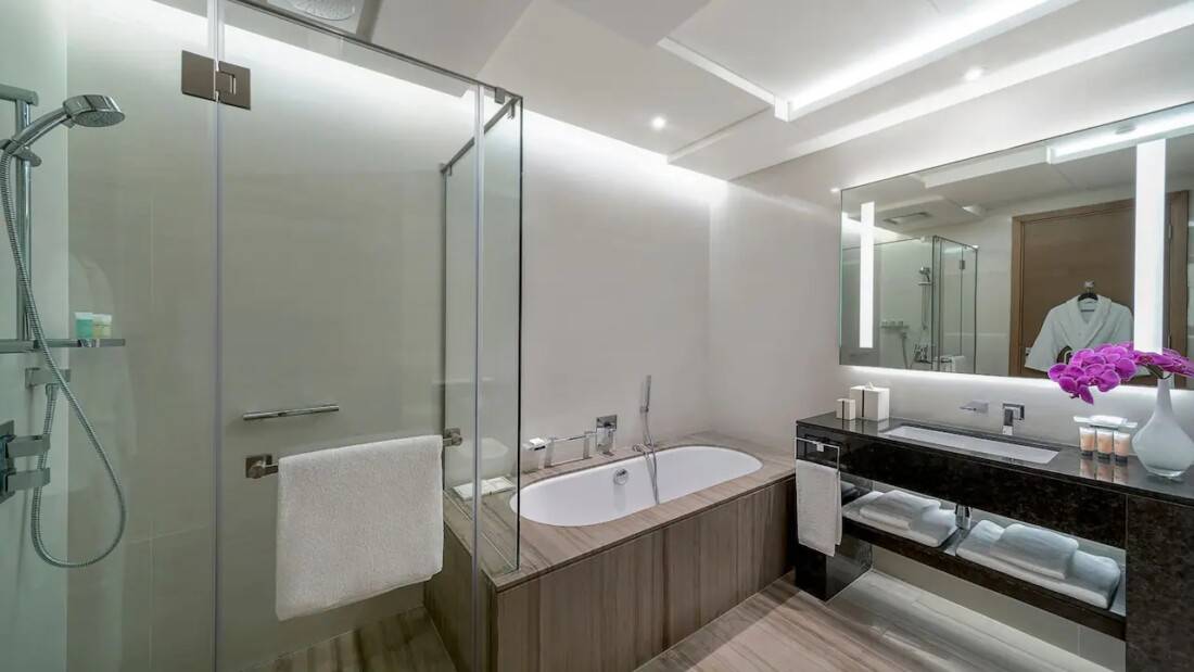 Hyatt Regency Dubai Creek Heights P168 Standard Bathroom.16x9