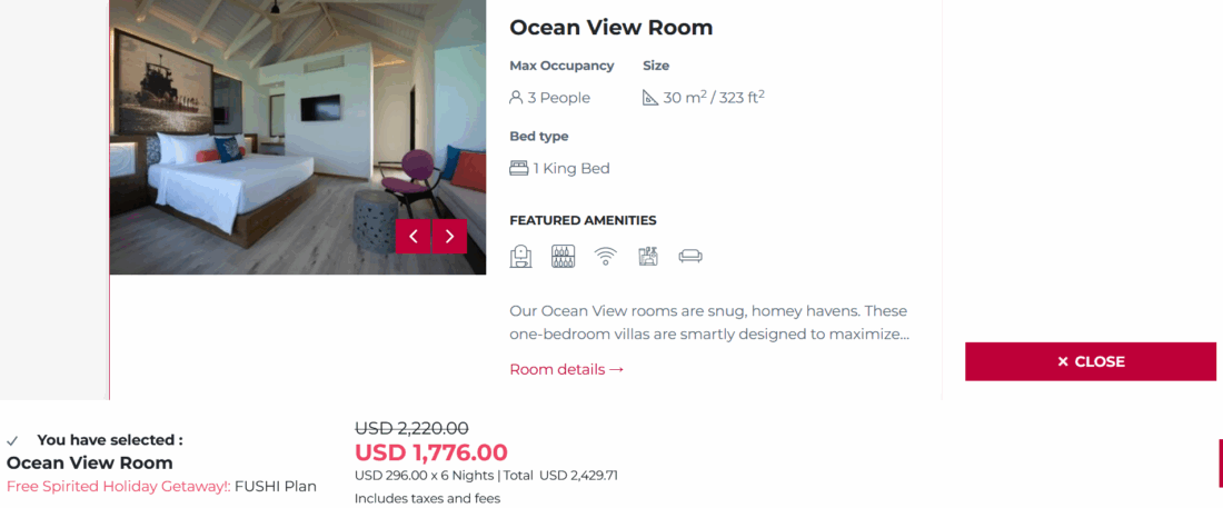 IBE Accommodations OBLU Xperience Ailafushi —